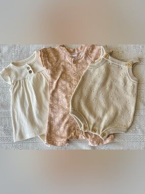 Baby Girl Newborn Bundle | Knit + Boutique Set | Jax and Lennon